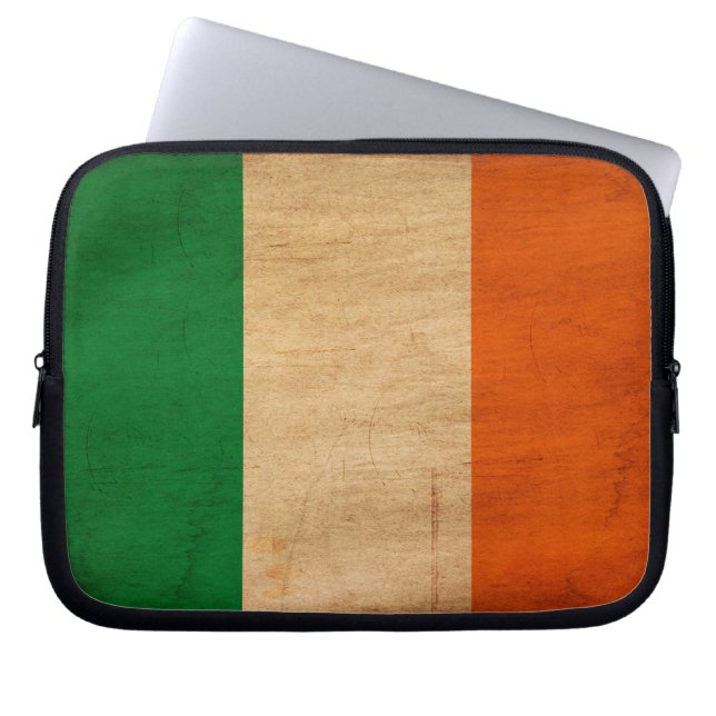 Housse Pour Ordinateur Portable Drapeau de l'Irlande (Devant)