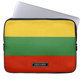 Housse Pour Ordinateur Portable Drapeau de Lituanie
