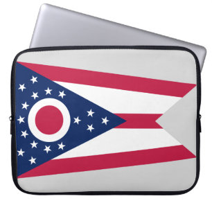 Housse Pour Ordinateur Portable Drapeau de l'Ohio