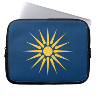 Housse pour ordinateur portable Drapeau de Macédoi