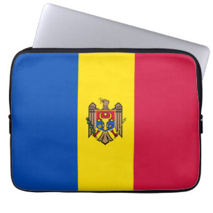 Housse Pour Ordinateur Portable Drapeau de Moldavie