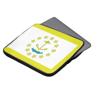 Housse Pour Ordinateur Portable Drapeau de Rhode Island