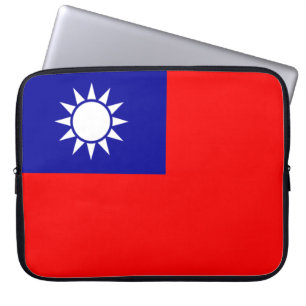 Housse Pour Ordinateur Portable Drapeau de Taïwan