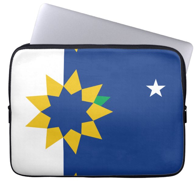 Housse Pour Ordinateur Portable Drapeau de Topeka, Kansas (Devant)