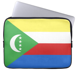Housse Pour Ordinateur Portable Drapeau des Comores