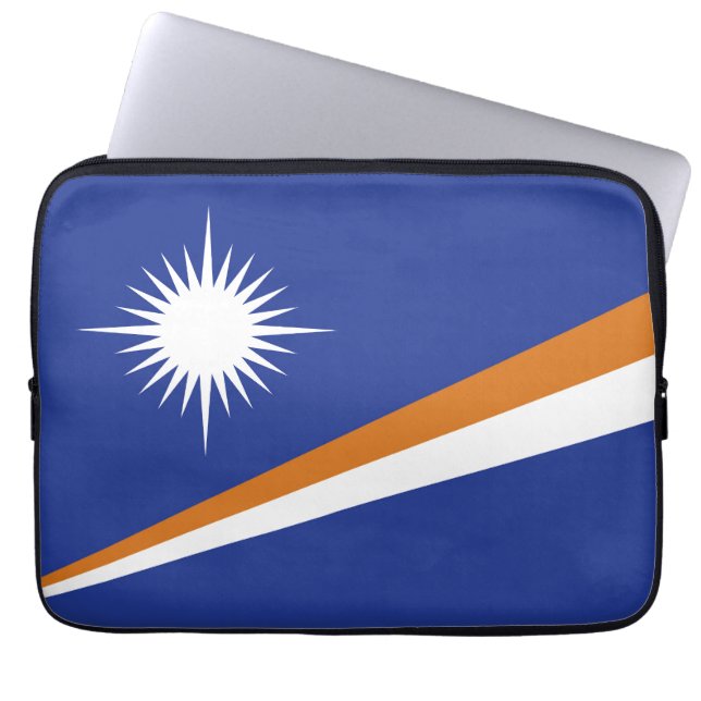 Housse Pour Ordinateur Portable Drapeau des Îles Marshall (Devant)