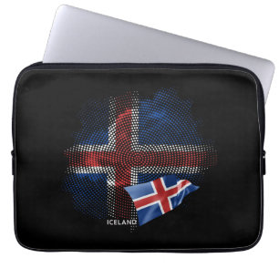 Housse Pour Ordinateur Portable Drapeau d'Islande