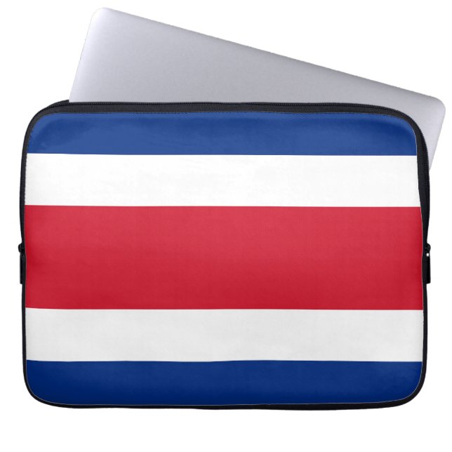 Housse Pour Ordinateur Portable Drapeau du Costa Rica (Devant)