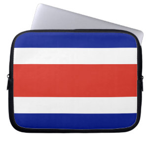 Housse Pour Ordinateur Portable Drapeau du Costa Rica