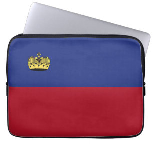 Housse Pour Ordinateur Portable Drapeau du Liechtenstein
