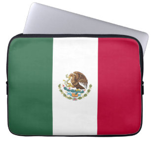 Housse Pour Ordinateur Portable Drapeau du Mexique