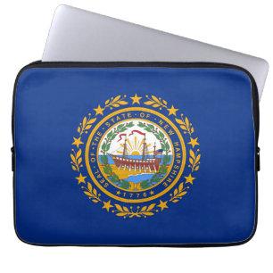 Housse Pour Ordinateur Portable Drapeau du New Hampshire