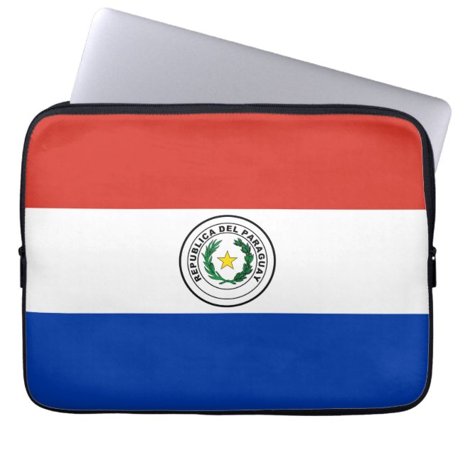 Housse Pour Ordinateur Portable Drapeau du Paraguay (Devant)