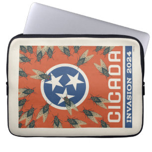 Housse Pour Ordinateur Portable Drapeau du Tennessee Invasion du Canada