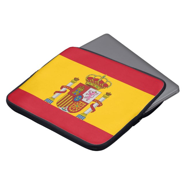 Housse Pour Ordinateur Portable Drapeau espagnol (Devant haut)