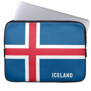 Housse Pour Ordinateur Portable Drapeau Islande