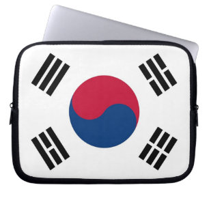Housse Pour Ordinateur Portable Drapeau sud-coréen Sleeve pour ordinateur portable
