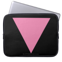 Drapeau triangle rose de SlipperyJoe's symbole ros