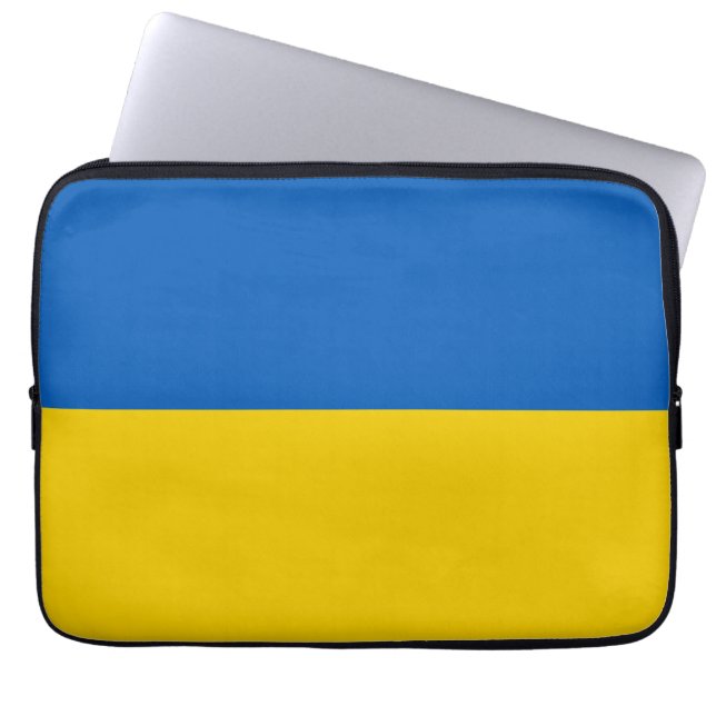 Housse Pour Ordinateur Portable Drapeau ukrainien (Devant)