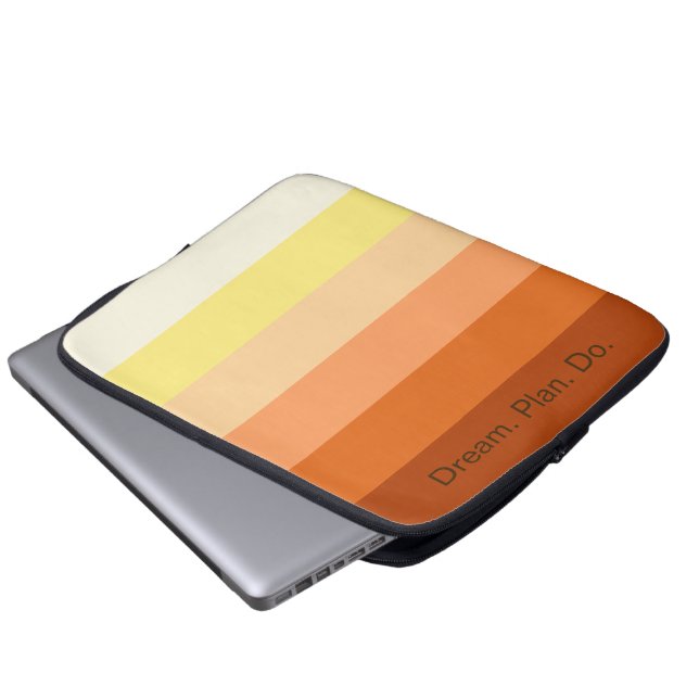 Housse Pour Ordinateur Portable Dream Plan Do - Motivational Gradient (Devant bas)