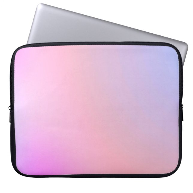 Housse Pour Ordinateur Portable Dreamy Cotton Candy Pastel Gradient (Devant)