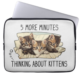 Housse Pour Ordinateur Portable Drôle Chat ou chatons Manche Ordinateur portable