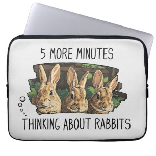 Housse Pour Ordinateur Portable Drôle Lapin Lapin Sleeve