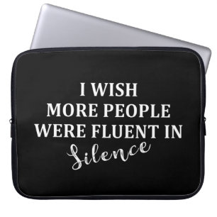 Housse Pour Ordinateur Portable Drôle sarcastique dit citations célèbres