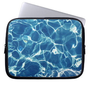 Housse Pour Ordinateur Portable Eau bleue étincelante