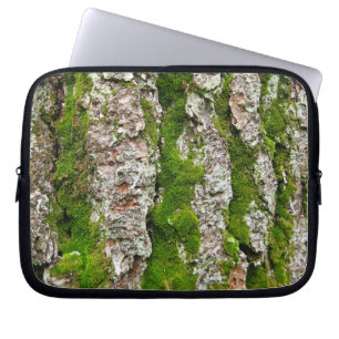 Housse Pour Ordinateur Portable Écorce De Pin Arbre Avec Mousse