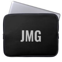 Écran monogramme sur mesure pour ordinateur portab