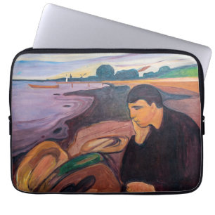 Housse Pour Ordinateur Portable Edvard Munch - Melancholy 1894