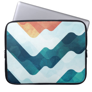 Housse Pour Ordinateur Portable Effet Grunge d'eau Motif transparent