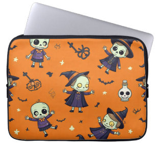 Housse Pour Ordinateur Portable Éffrayant Chic Halloween Coussin - Festive