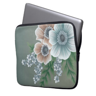 Housse Pour Ordinateur Portable Élégant Coque d'ordinateur portable Floral 1