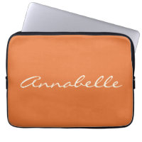 Élégant Orange manuscrit Nom de script personnalis