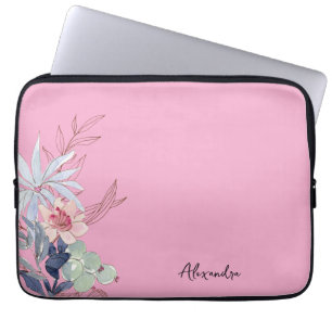 Housse Pour Ordinateur Portable Élégant rose flou rose Abstrait