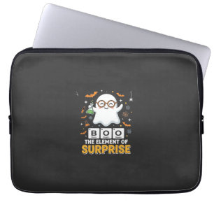 Housse Pour Ordinateur Portable Élément de surprise de fantôme de design Halloween
