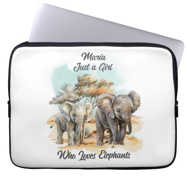 Housse Pour Ordinateur Portable Eléphant magnifique (Devant)