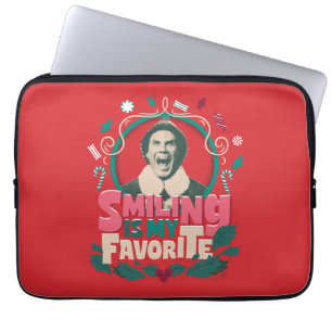 Housse Pour Ordinateur Portable Elfe - Sourire est mon préféré