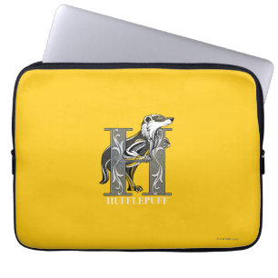 Housse Pour Ordinateur Portable Emblème croisé HUFFLEPUFF™