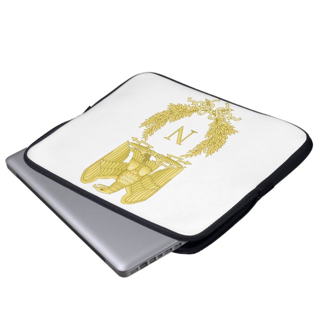 Housse Pour Ordinateur Portable Emblème de Napoleon Bonaparte (Devant bas)