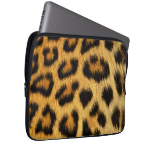 Housse Pour Ordinateur Portable Empreinte de léopard