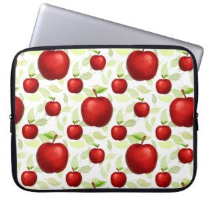 Housse Pour Ordinateur Portable Enseignant Pommes Arbre Motif Enseignant d'art pré