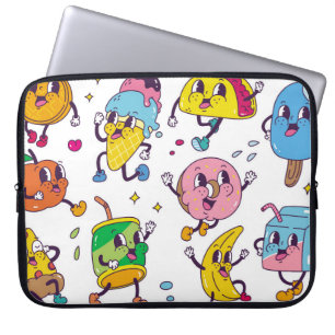 Housse Pour Ordinateur Portable Ensemble de nourriture et de boisson dans le style