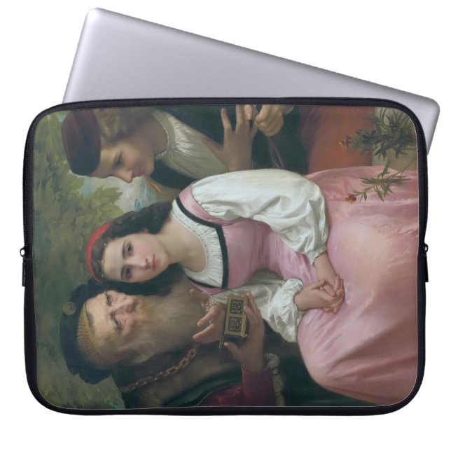 Housse Pour Ordinateur Portable Entre richesse et amour (par Bouguereau) (Devant)