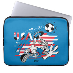 Housse Pour Ordinateur Portable Équipe de football USA de BUGS BUNNY™ Graphique