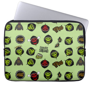 Housse Pour Ordinateur Portable Équipe de suicide   Killer Croc Emoji Motif