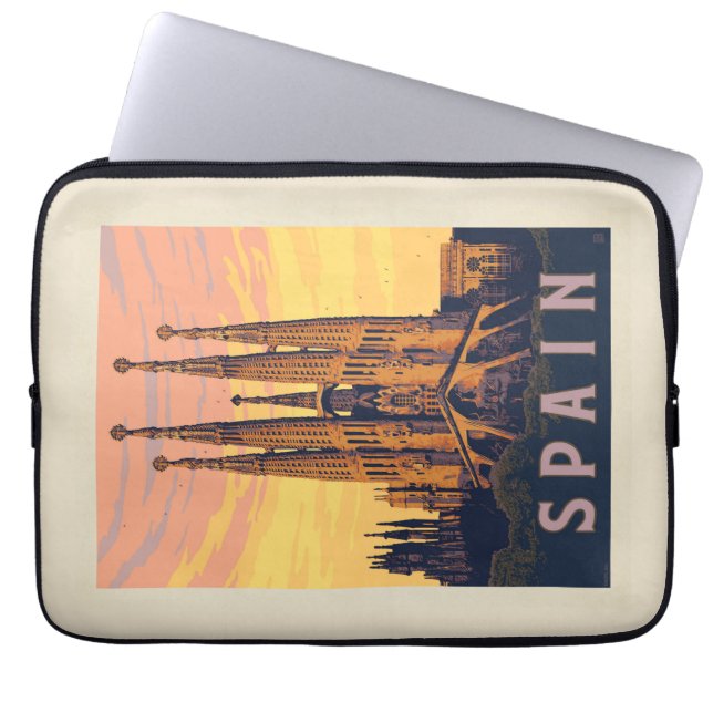 Housse Pour Ordinateur Portable Espagne | Familia Sagrada (Devant)