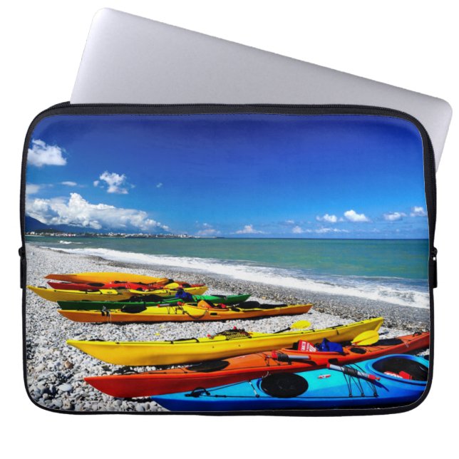 Housse Pour Ordinateur Portable Été Kayaking (Devant)